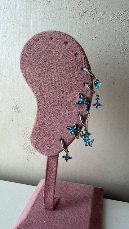Set orecchini mariposa
