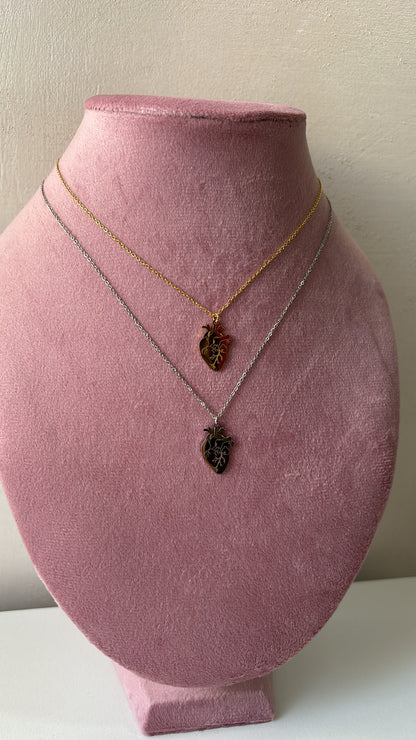 Collana cuore anatomico