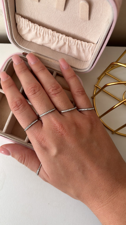 Set di 5 fedine luxury