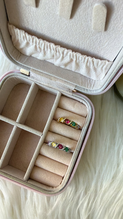 Anello veretta color