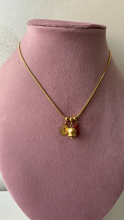Collana campanella e peperoncino