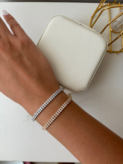 Bracciale tennis due fili