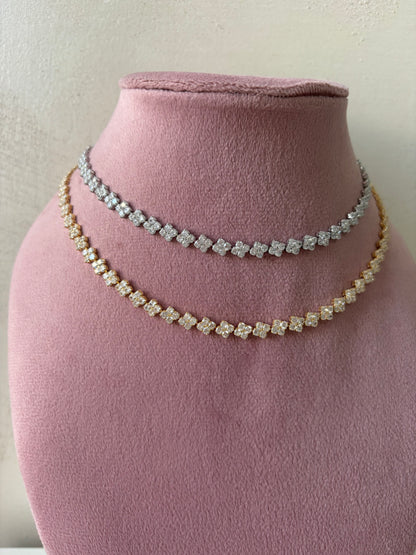Collana tennis Flower