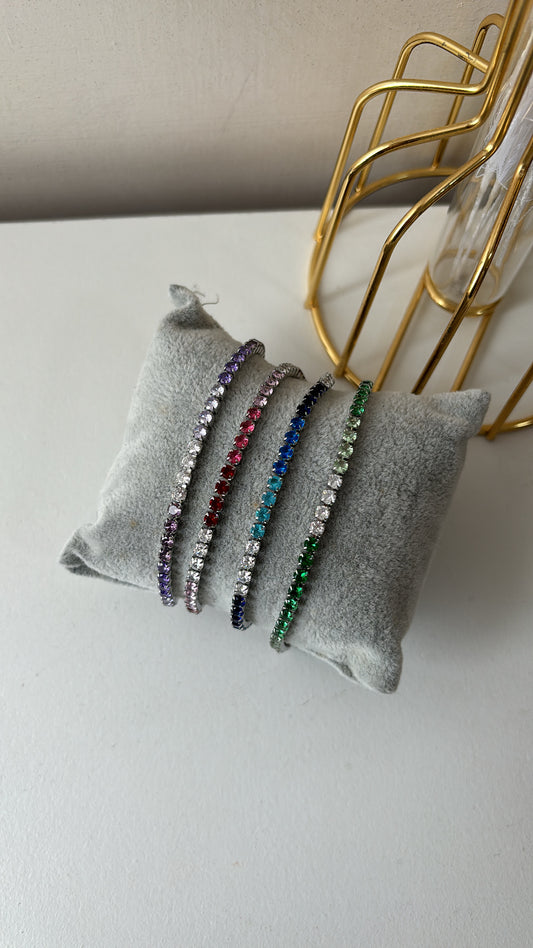 Bracciale tennis degradè
