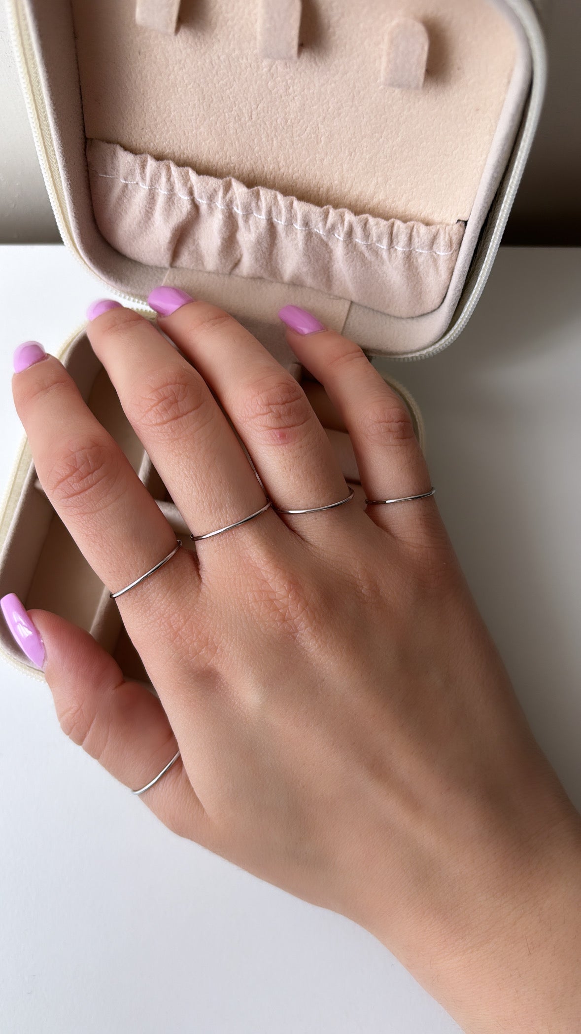 Set di 5 fedine regolabili