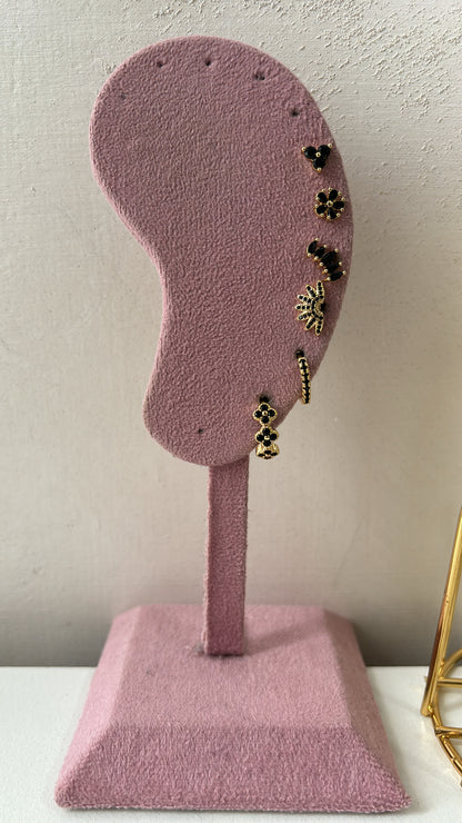 Set orecchini pastel color