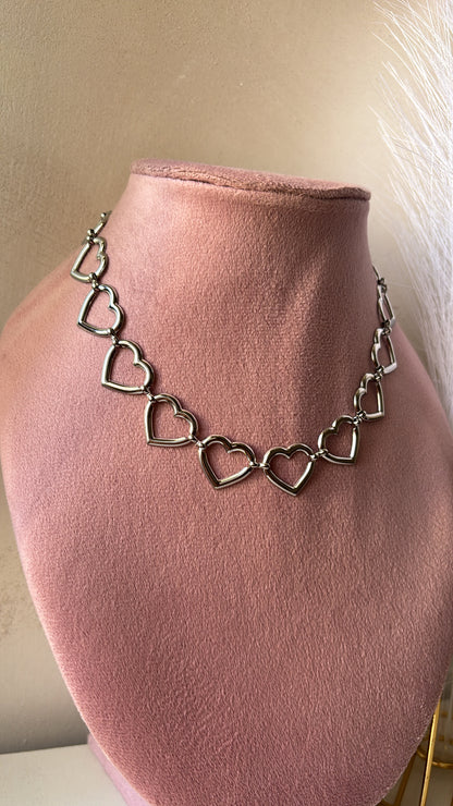 Collana essenza di cuori