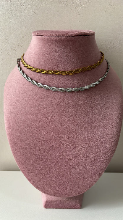 Collana treccia