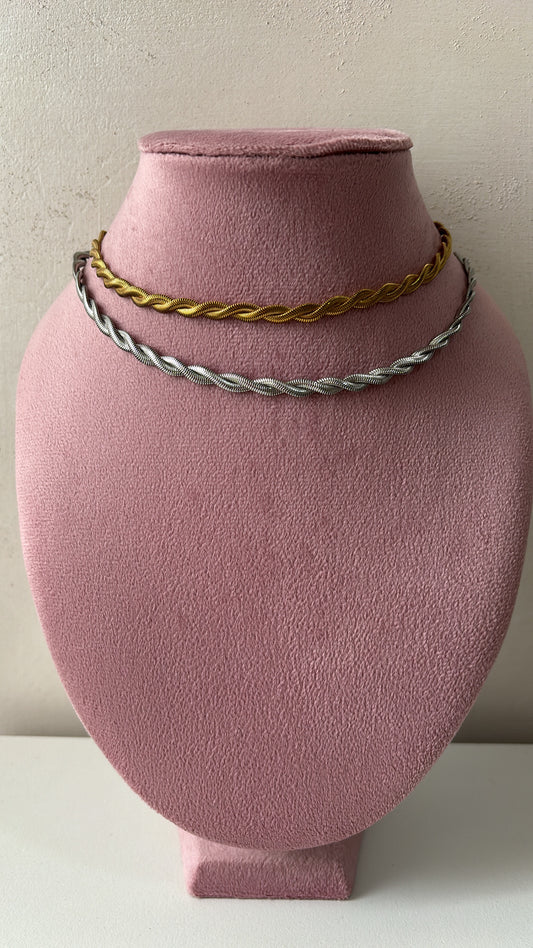 Collana treccia