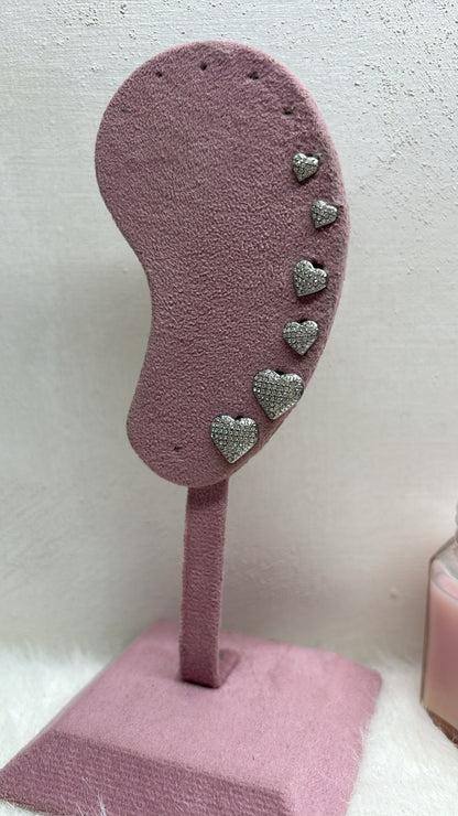 Set orecchini hearts