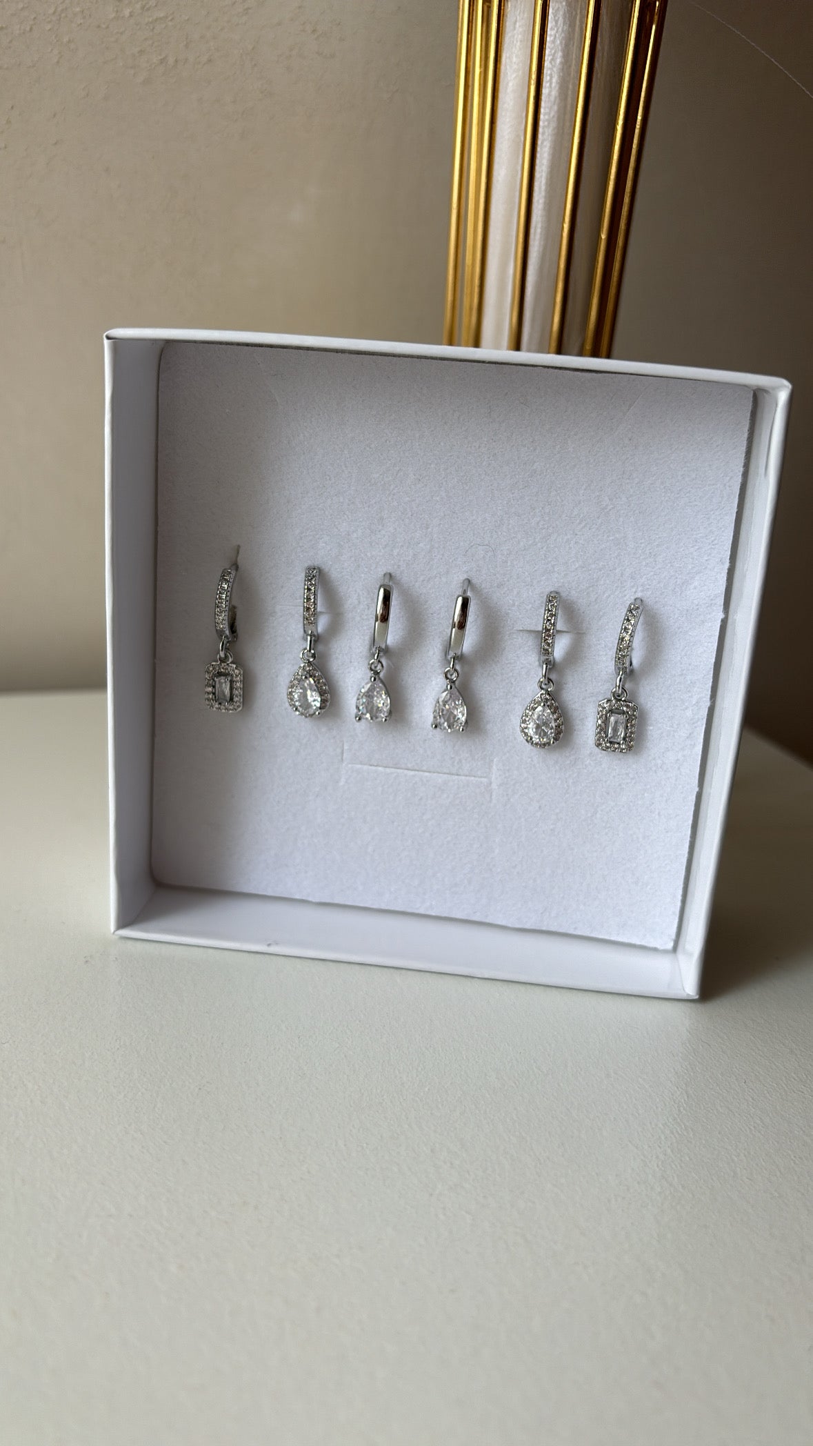 Set orecchini luce