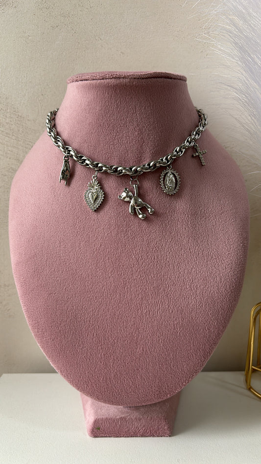 Collana multicharms essential