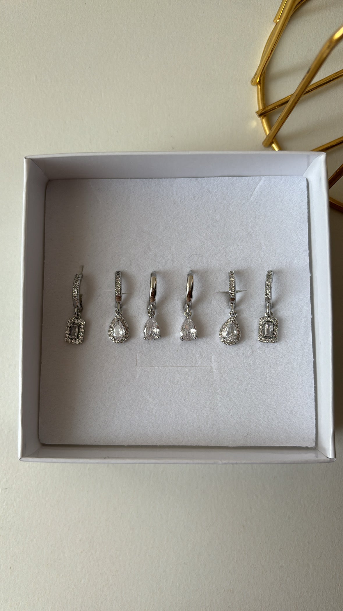 Set orecchini luce