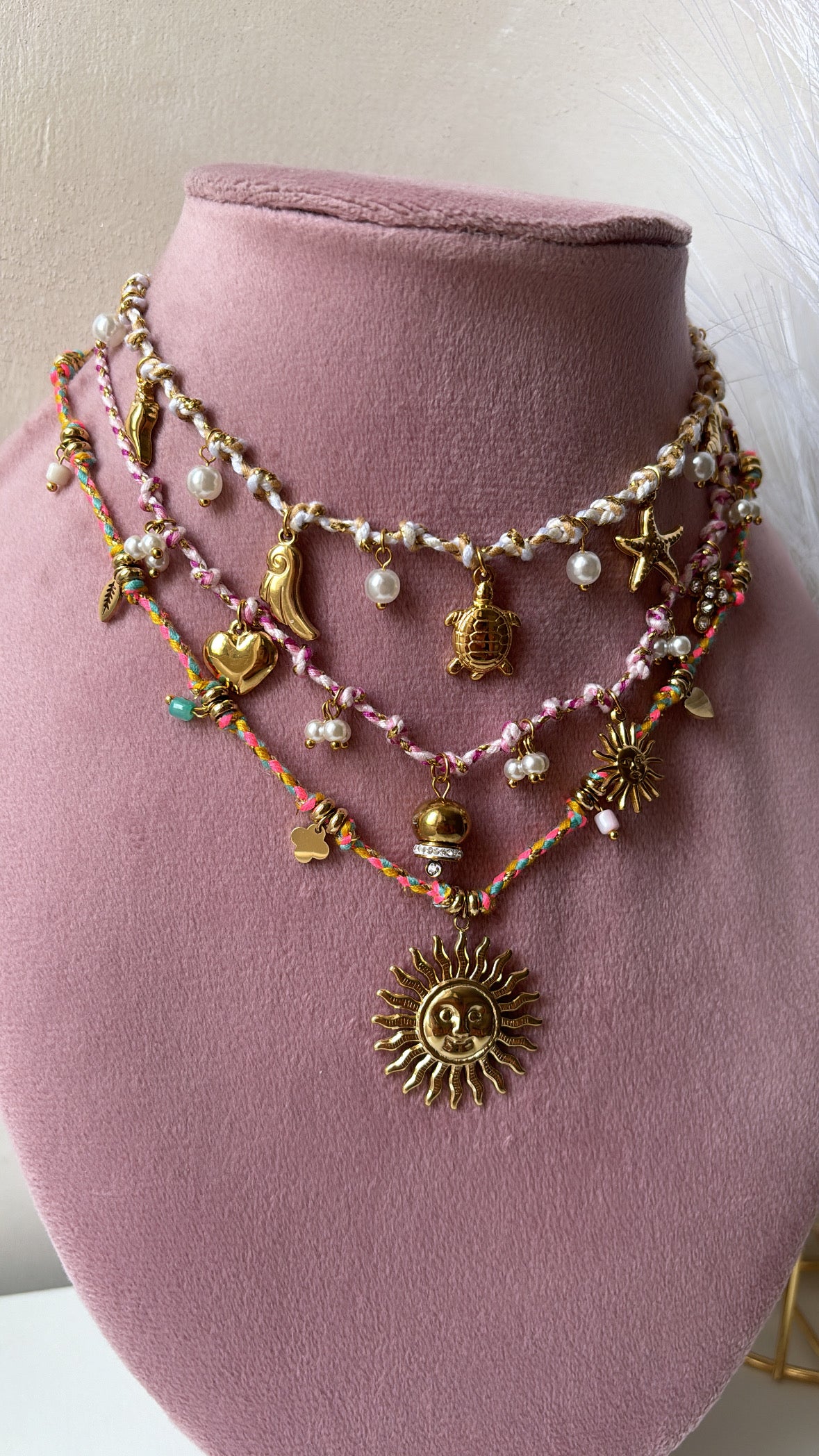 Collana charms marini