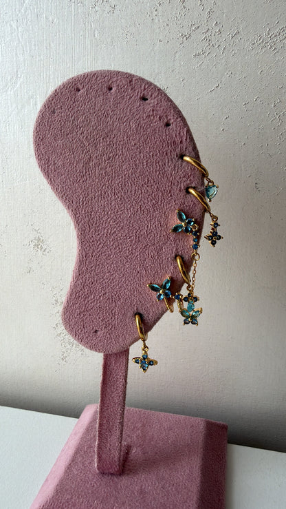 Set orecchini mariposa