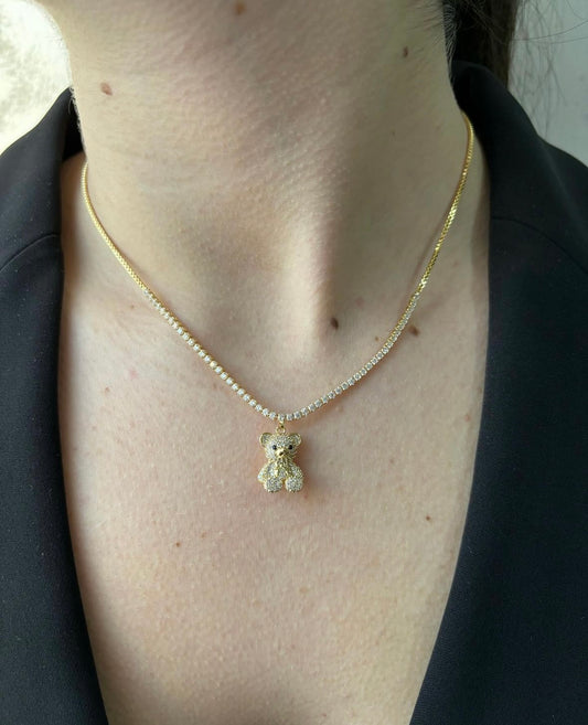 Collana tennis teddy