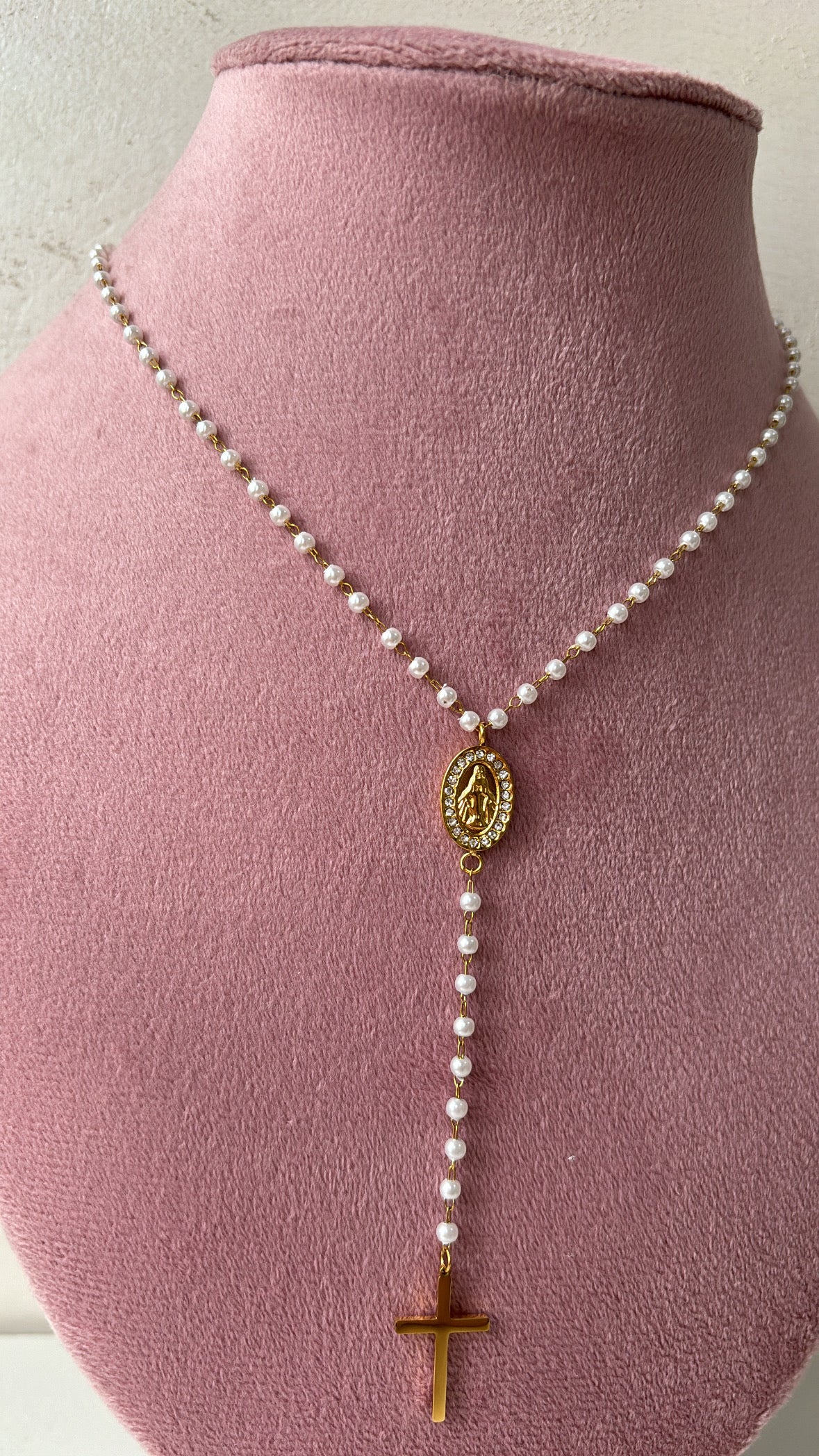Collana Rosario pearl