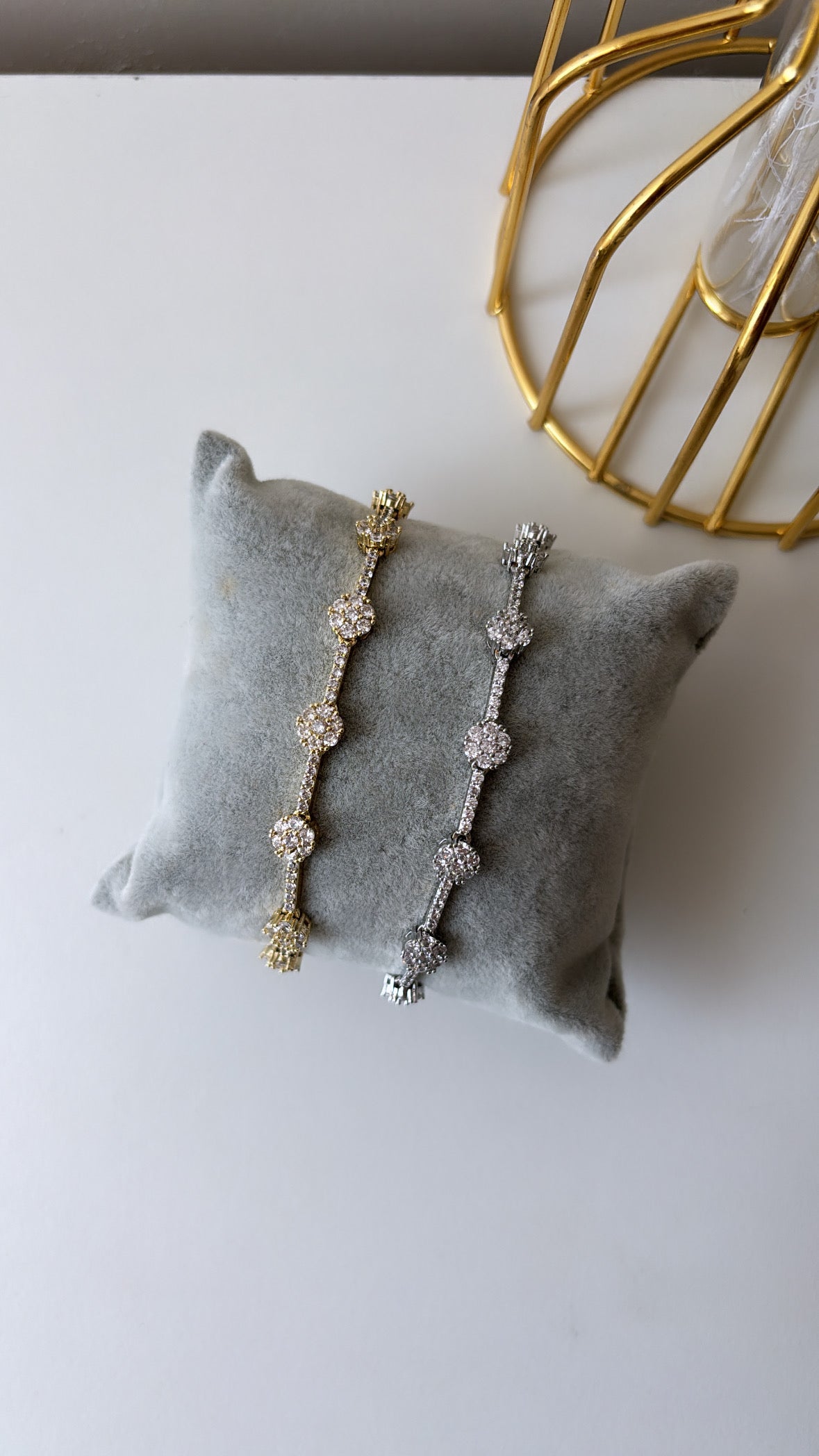Bracciale tennis flower