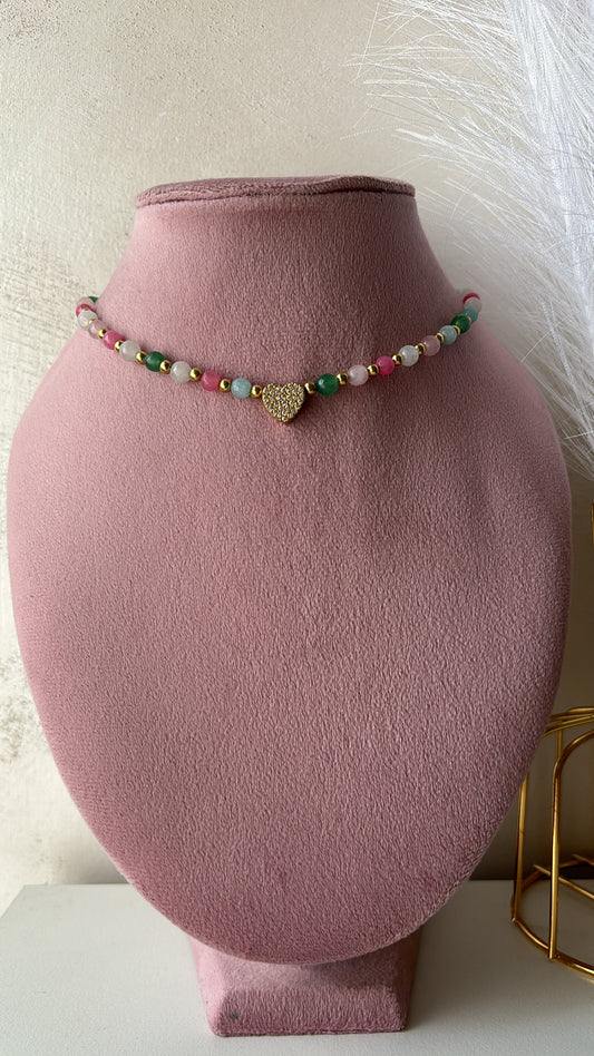Collana pearl color