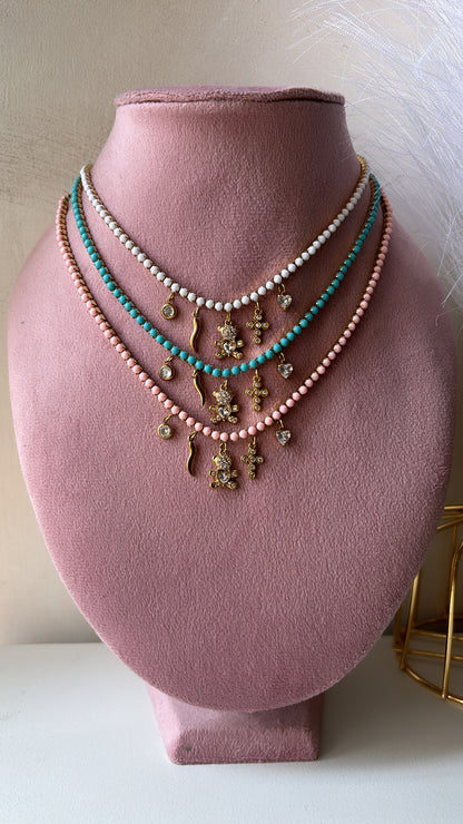 Collana rainbow multicharms