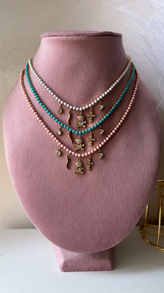 Collana rainbow multicharms