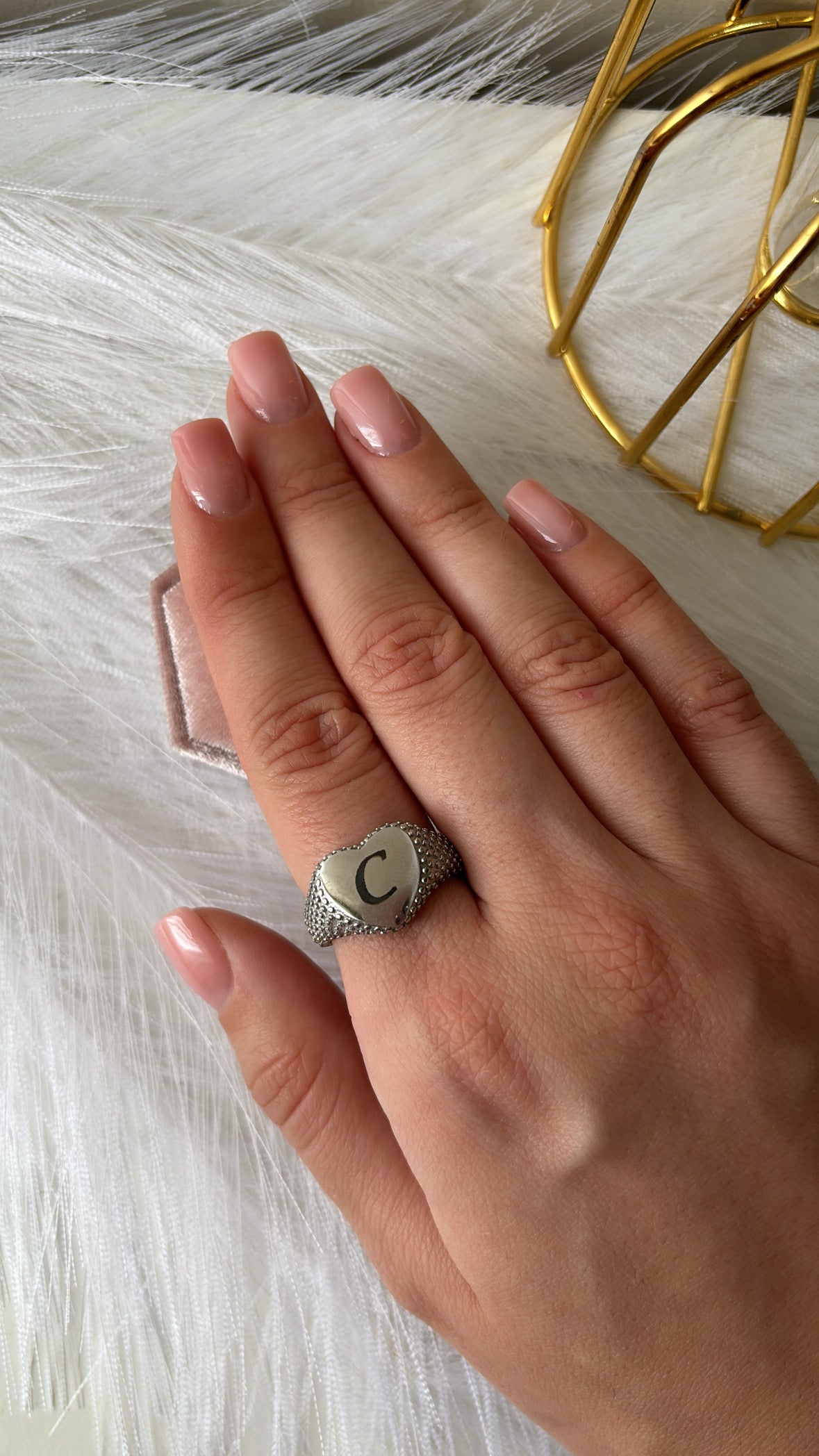 Anello cuorè personalizzabile