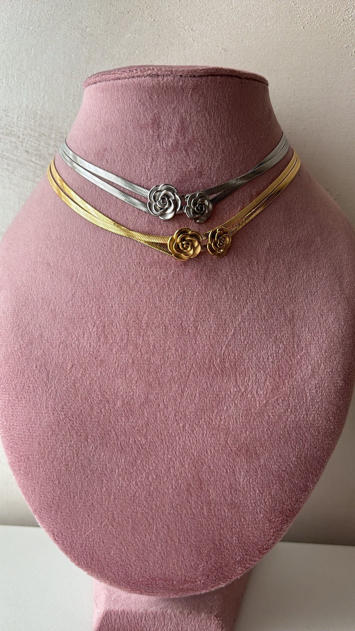 Collana snake rose