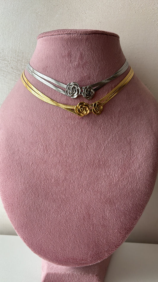 Collana snake rose