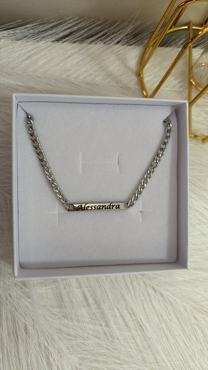 Collana targhetta personalizzabile