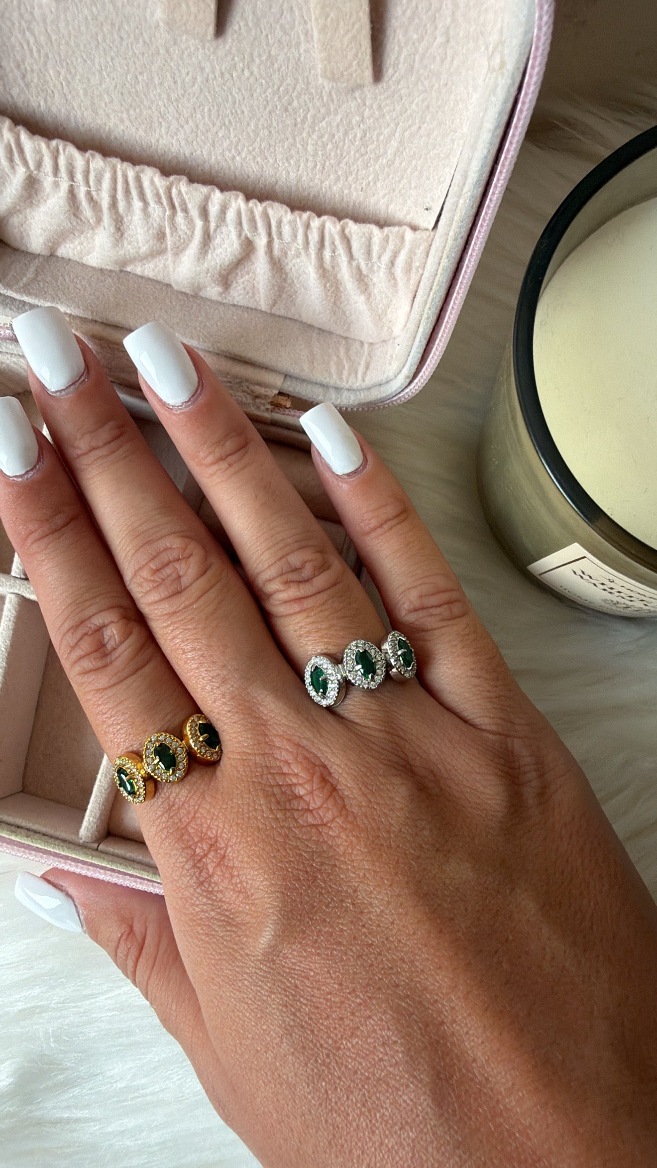 Anello trilogy verde