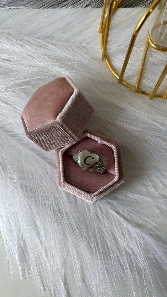 Anello cuorè personalizzabile