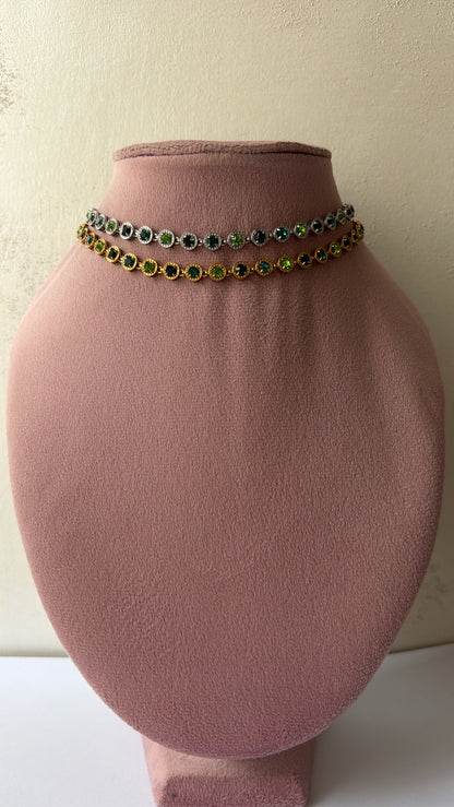 Collana luce verde