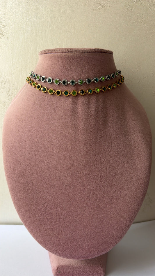 Collana luce verde