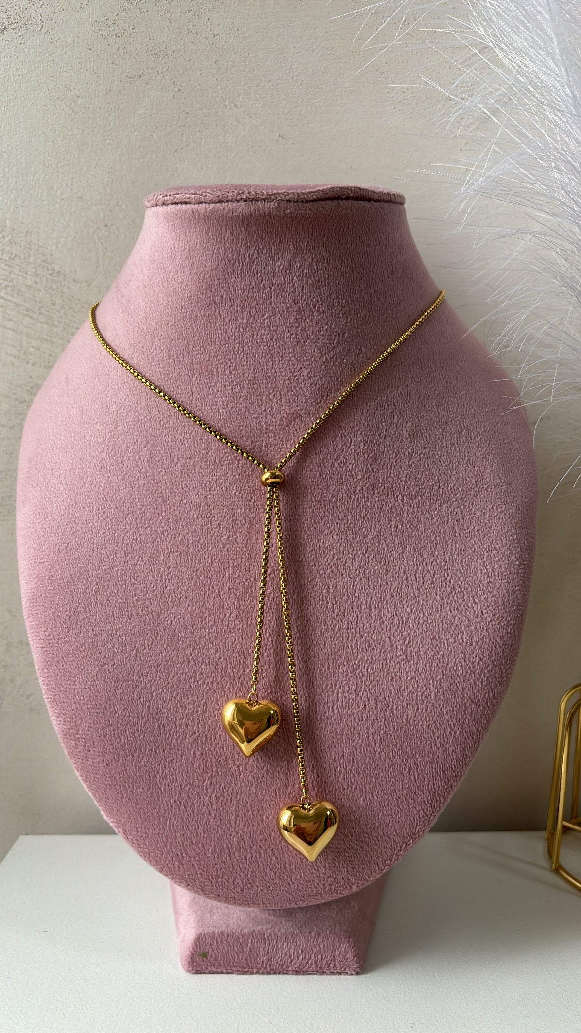 Collana saliscendi cuore