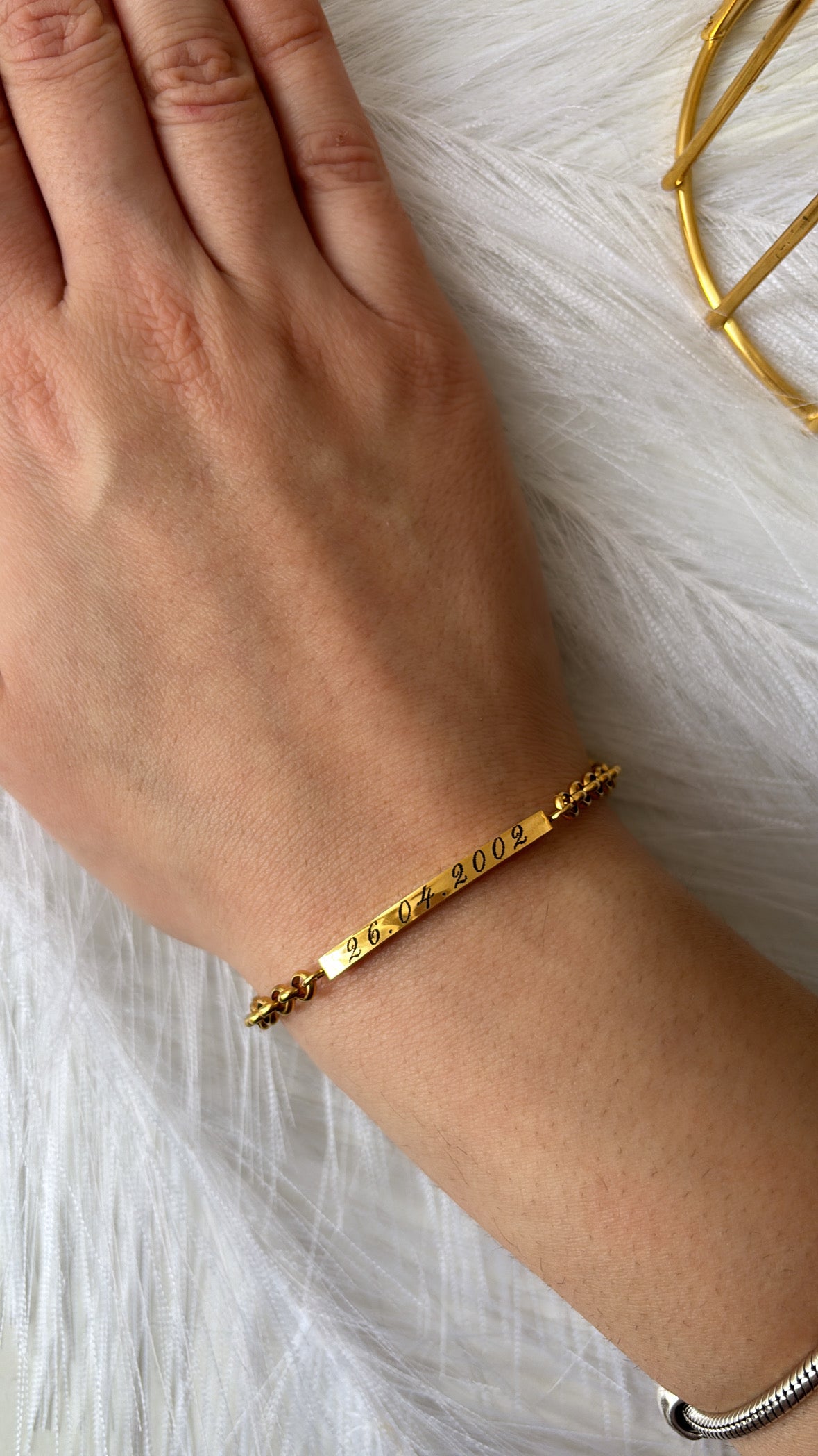 Bracciale targhetta personalizzabile