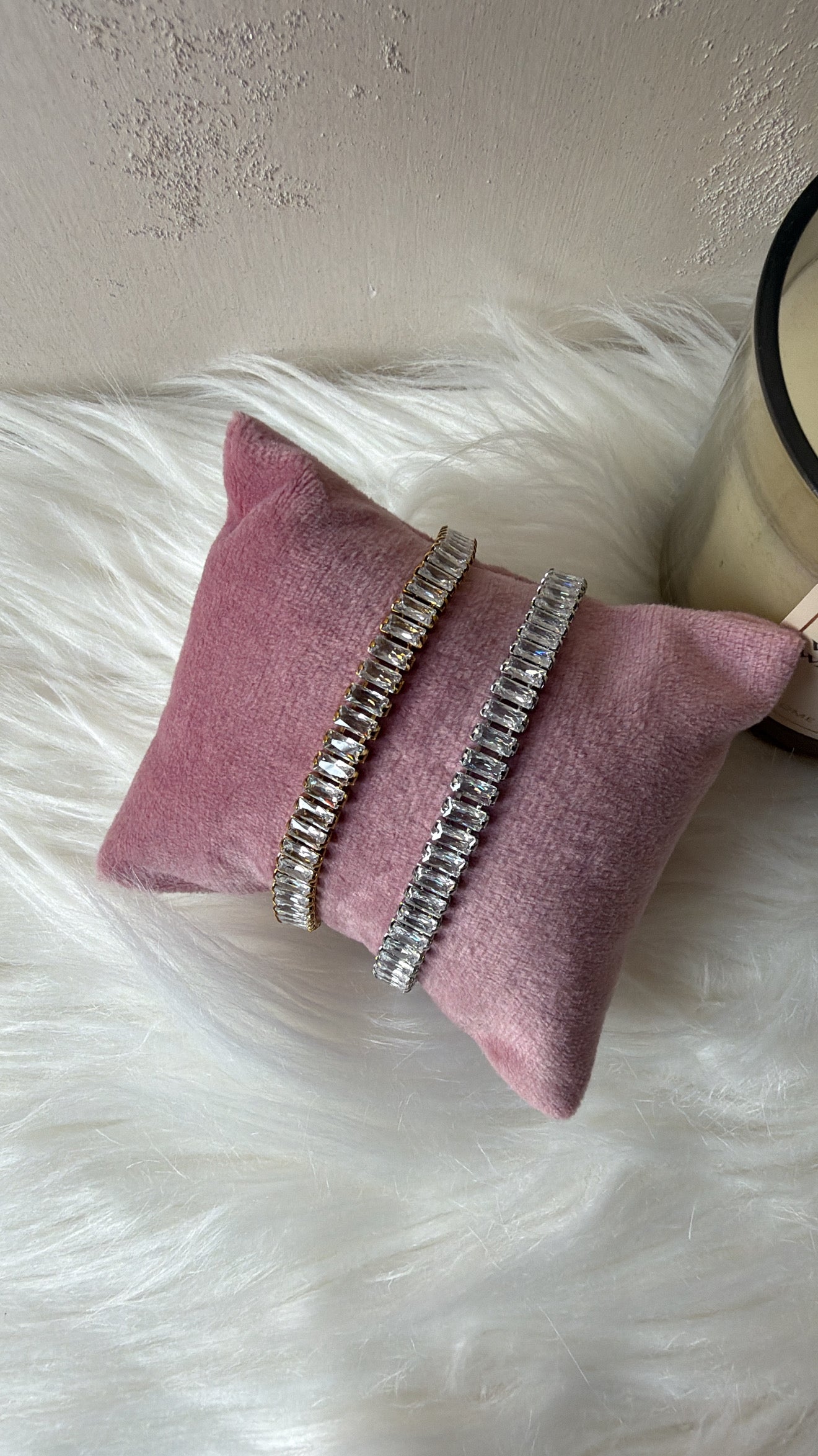 Bracciale tennis baguette