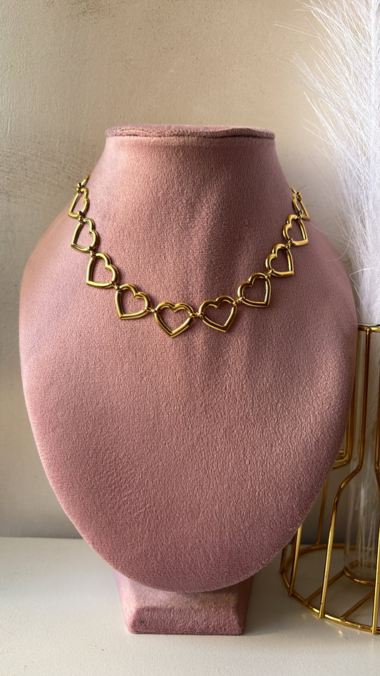 Collana essenza di cuori