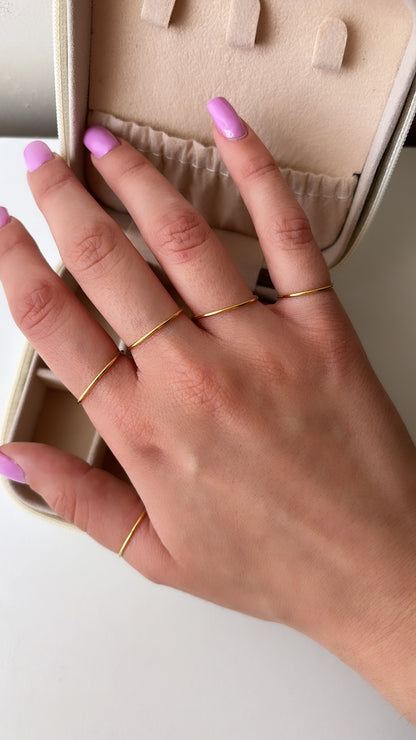 Set di 5 fedine regolabili
