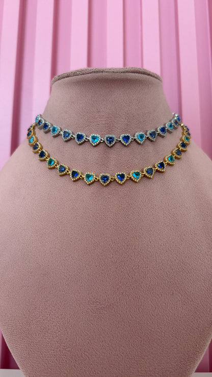 Collana amour azzurra