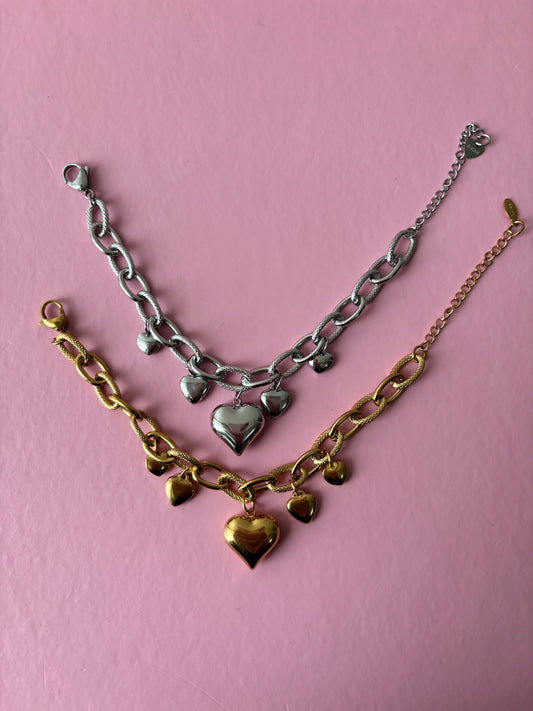 Bracciale cuori
