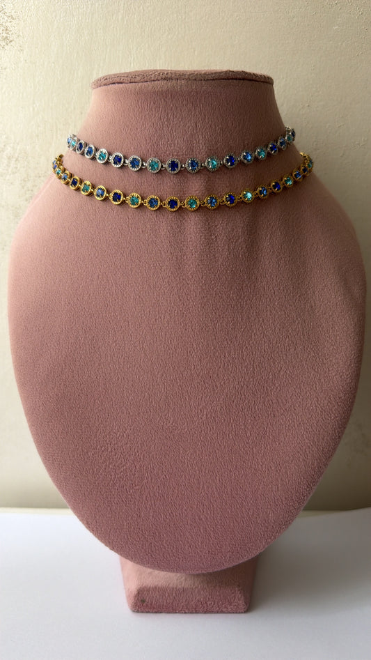 Collana luce blu