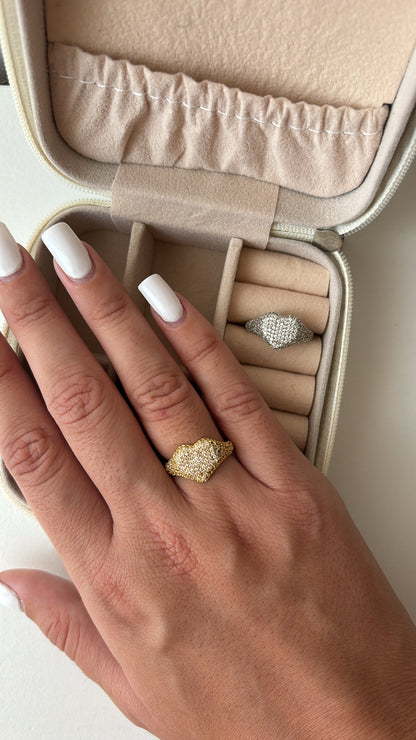 Anello luxury cuore