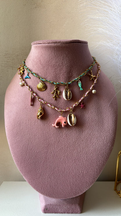 Collana charms marini