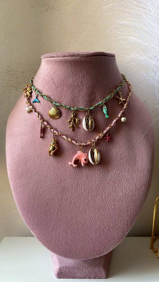Collana charms marini