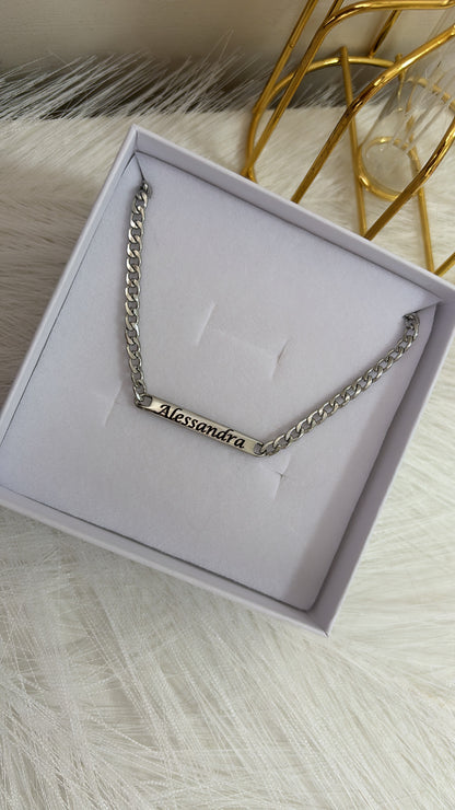Collana targhetta personalizzabile